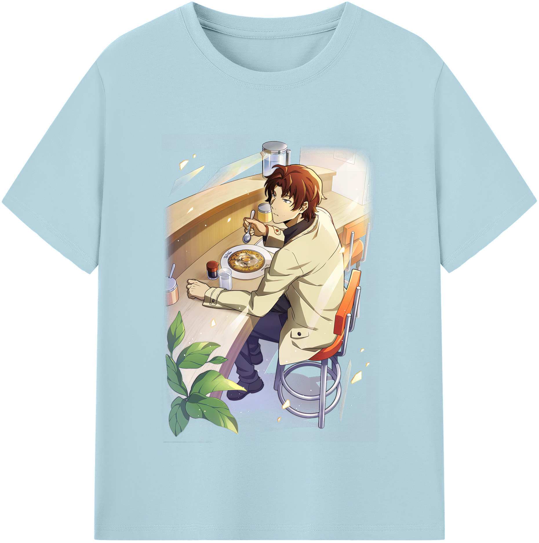 （画像用） 文豪ストレイドッグス Bungo Stray Dogs 綿100％半袖Tシャツ（フロントプリント）